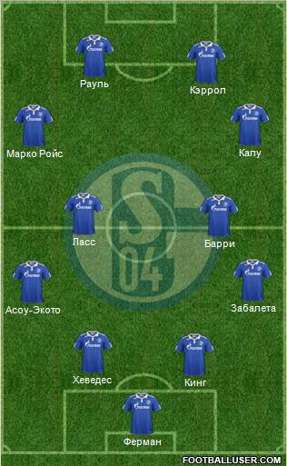 FC Schalke 04 Formation 2012