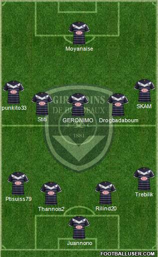 FC Girondins de Bordeaux Formation 2012
