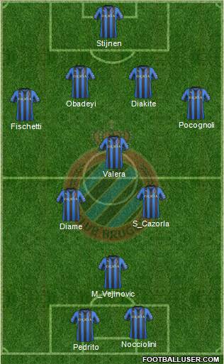 Club Brugge KV Formation 2012