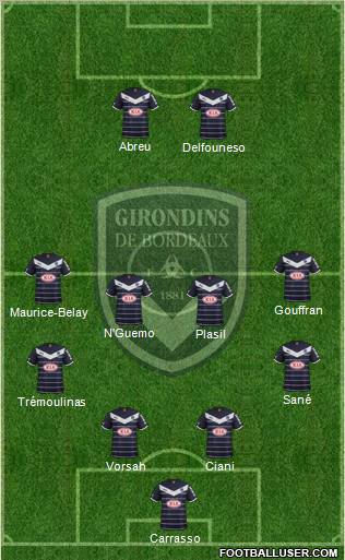 FC Girondins de Bordeaux Formation 2012