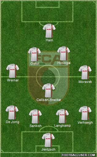 FC Augsburg Formation 2012