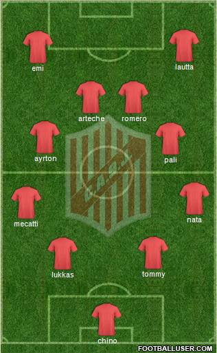 9 de Julio Formation 2012
