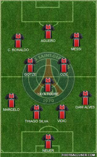 Paris Saint-Germain Formation 2012