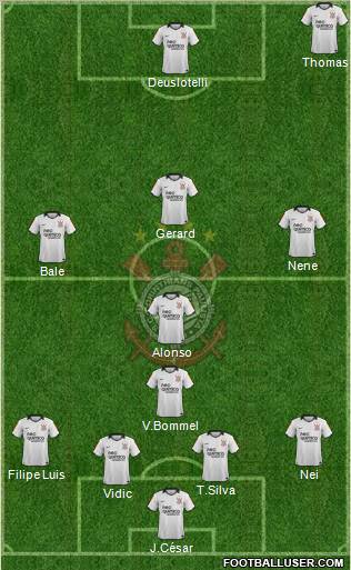 SC Corinthians Paulista Formation 2012