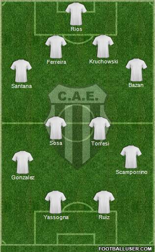 Estudiantes de Buenos Aires Formation 2012