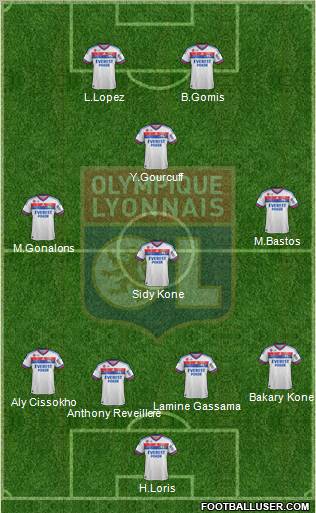 Olympique Lyonnais Formation 2012