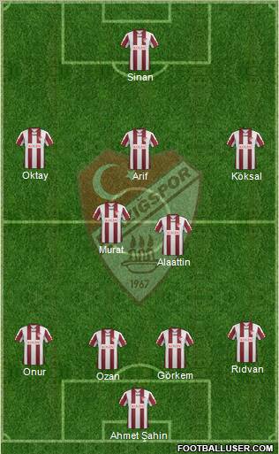 Elazigspor Formation 2012