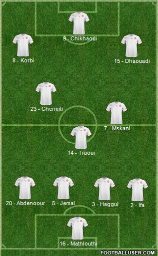 Tunisia Formation 2012