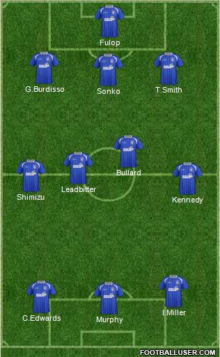 Ipswich Town Formation 2012