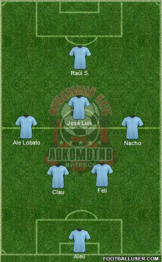 FC Vitebsk Formation 2012