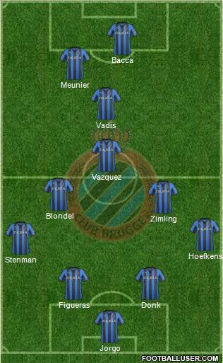 Club Brugge KV Formation 2012