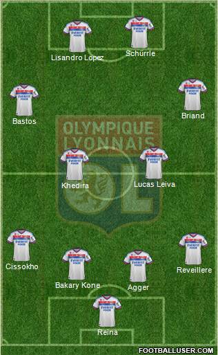 Olympique Lyonnais Formation 2012