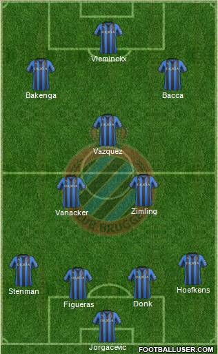 Club Brugge KV Formation 2012