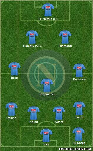Napoli Formation 2012