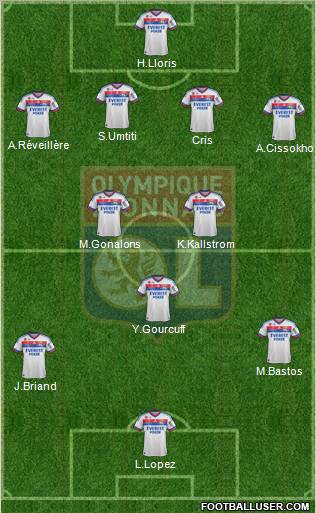 Olympique Lyonnais Formation 2012