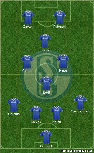FC Schalke 04 Formation 2012