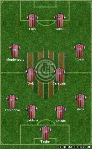 Chacarita Juniors Formation 2012
