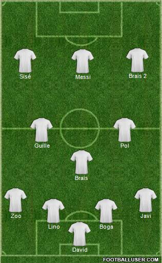 Champions League Team Formation 2012