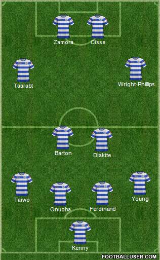 Queens Park Rangers Formation 2012