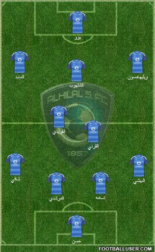 Al-Hilal (KSA) Formation 2012