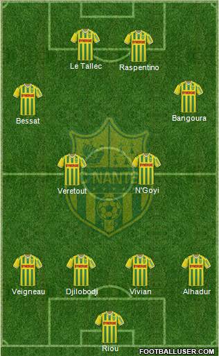 FC Nantes Formation 2012