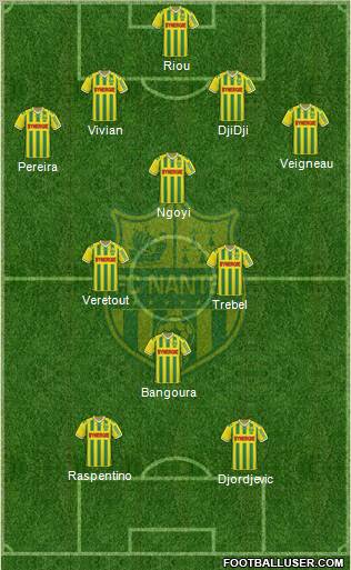 FC Nantes Formation 2012