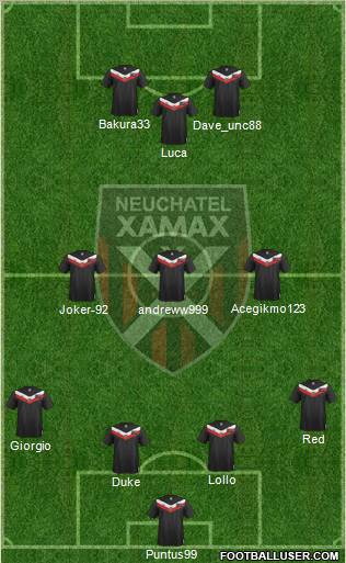 Neuchâtel Xamax FC Formation 2012