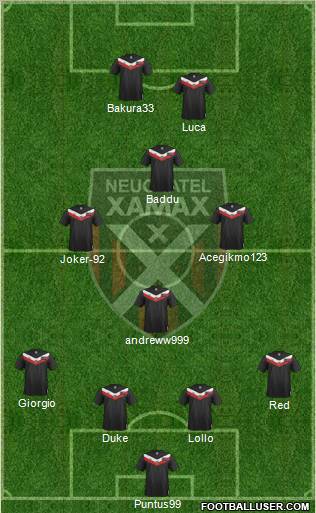 Neuchâtel Xamax FC Formation 2012