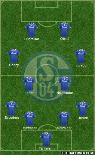 FC Schalke 04 Formation 2012