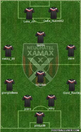 Neuchâtel Xamax FC Formation 2012
