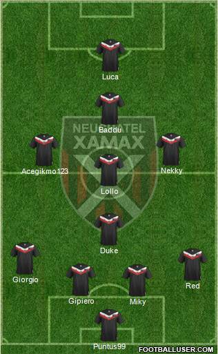 Neuchâtel Xamax FC Formation 2012