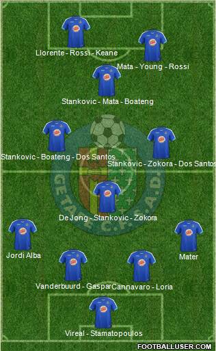 Getafe C.F., S.A.D. Formation 2012
