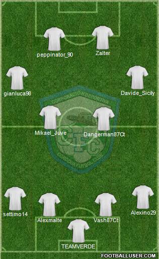 CD Córdoba FC Formation 2012