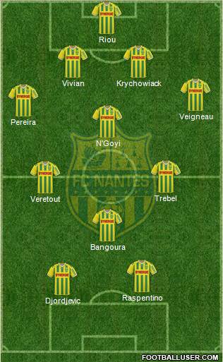 FC Nantes Formation 2012