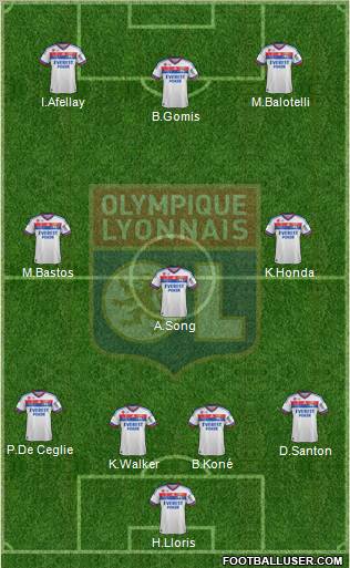 Olympique Lyonnais Formation 2012