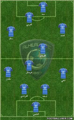 Al-Hilal (KSA) Formation 2012