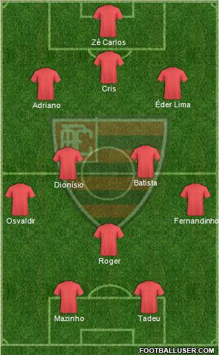 Oeste FC Formation 2012