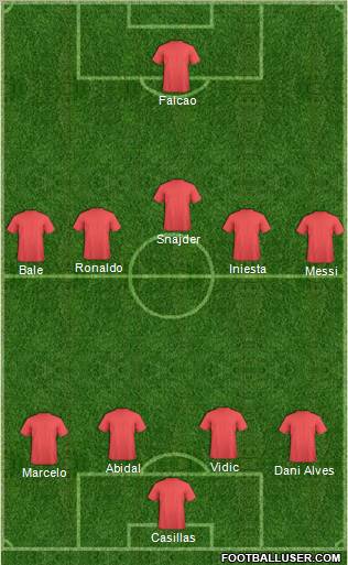 Pro Evolution Soccer Team Formation 2012
