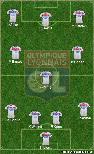 Olympique Lyonnais Formation 2012