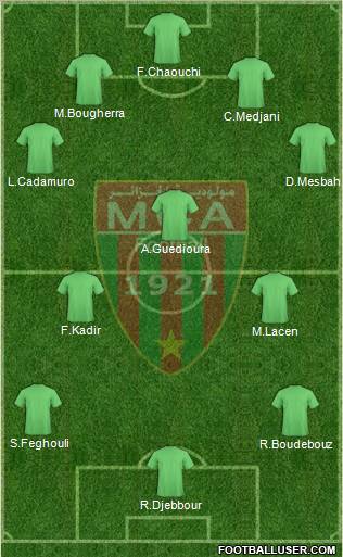 Mouloudia Club d'Alger Formation 2012