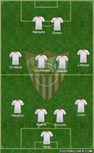 Sevilla F.C., S.A.D. Formation 2012