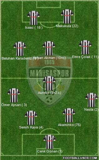 Manisaspor Formation 2012