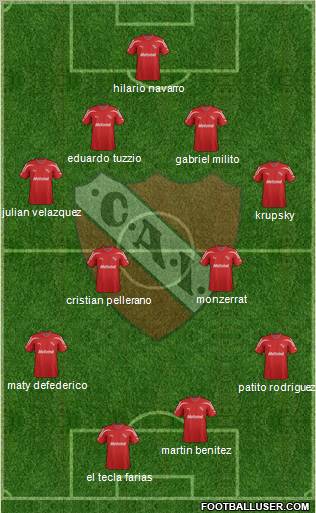 Independiente Formation 2012