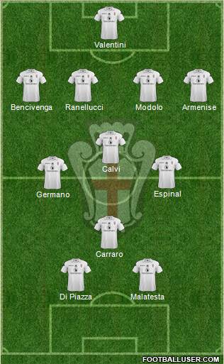 Pro Vercelli Formation 2012