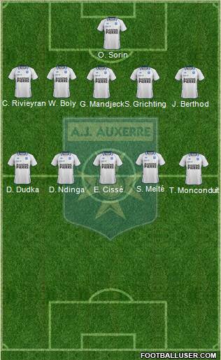 A.J. Auxerre Formation 2012