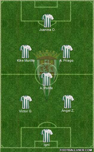 Córdoba C.F., S.A.D. Formation 2012