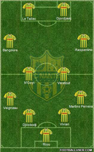 FC Nantes Formation 2012