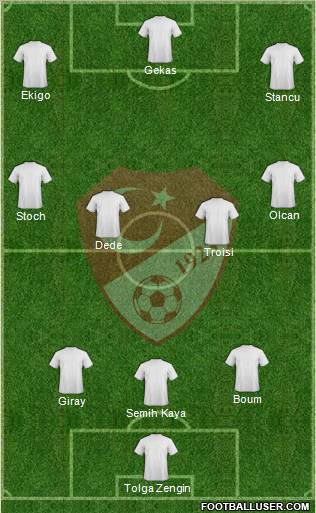 Turkey Formation 2012