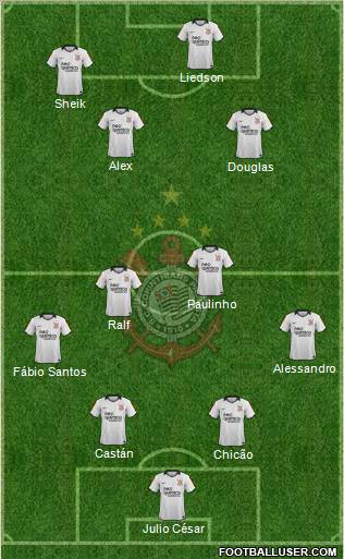 SC Corinthians Paulista Formation 2012