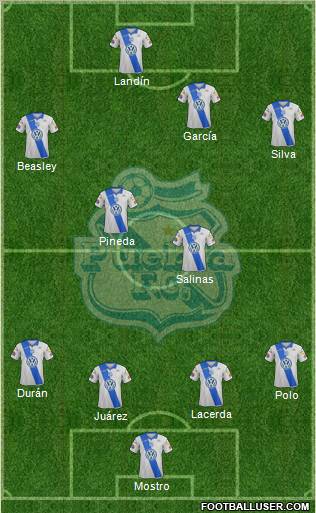 Club Puebla de la Franja Formation 2012